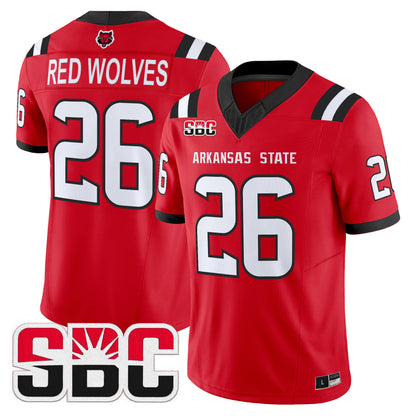 Men's Arkansas State Red Wolves 2026 Vapor Limited Jersey - All Stitched