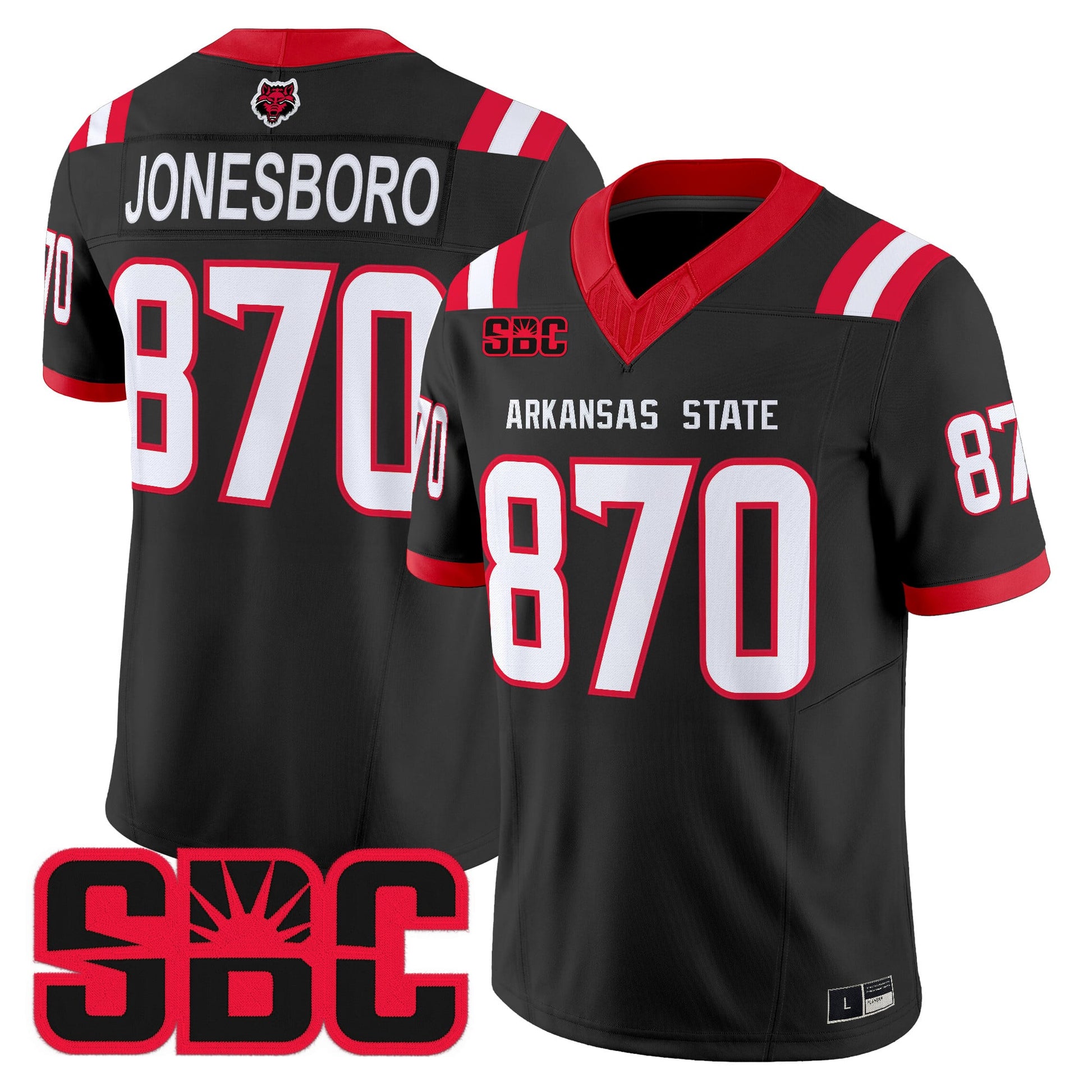  Arkansas State Red Wolves 2026 Vapor Limited Jersey - Stitched