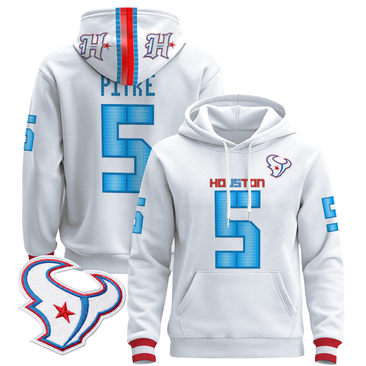 Houston Texans 2026 "Rivalries" Premium Pullover Hoodie - All Stitched