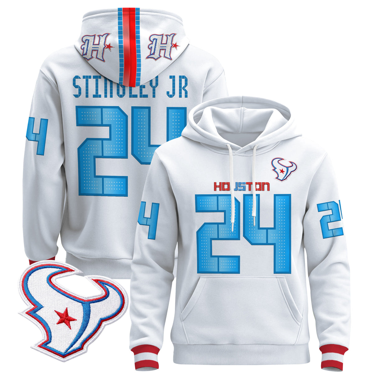 Houston Texans 2026 "Rivalries" Premium Pullover Hoodie - All Stitched