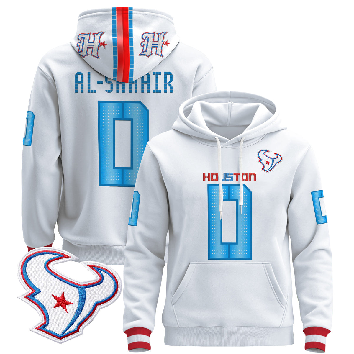 Houston Texans 2026 "Rivalries" Premium Pullover Hoodie - All Stitched