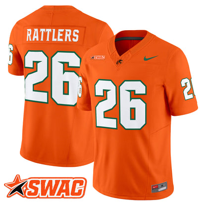 Men's Florida A&M Rattlers 2026 Vapor Limited Jersey - All Stitched
