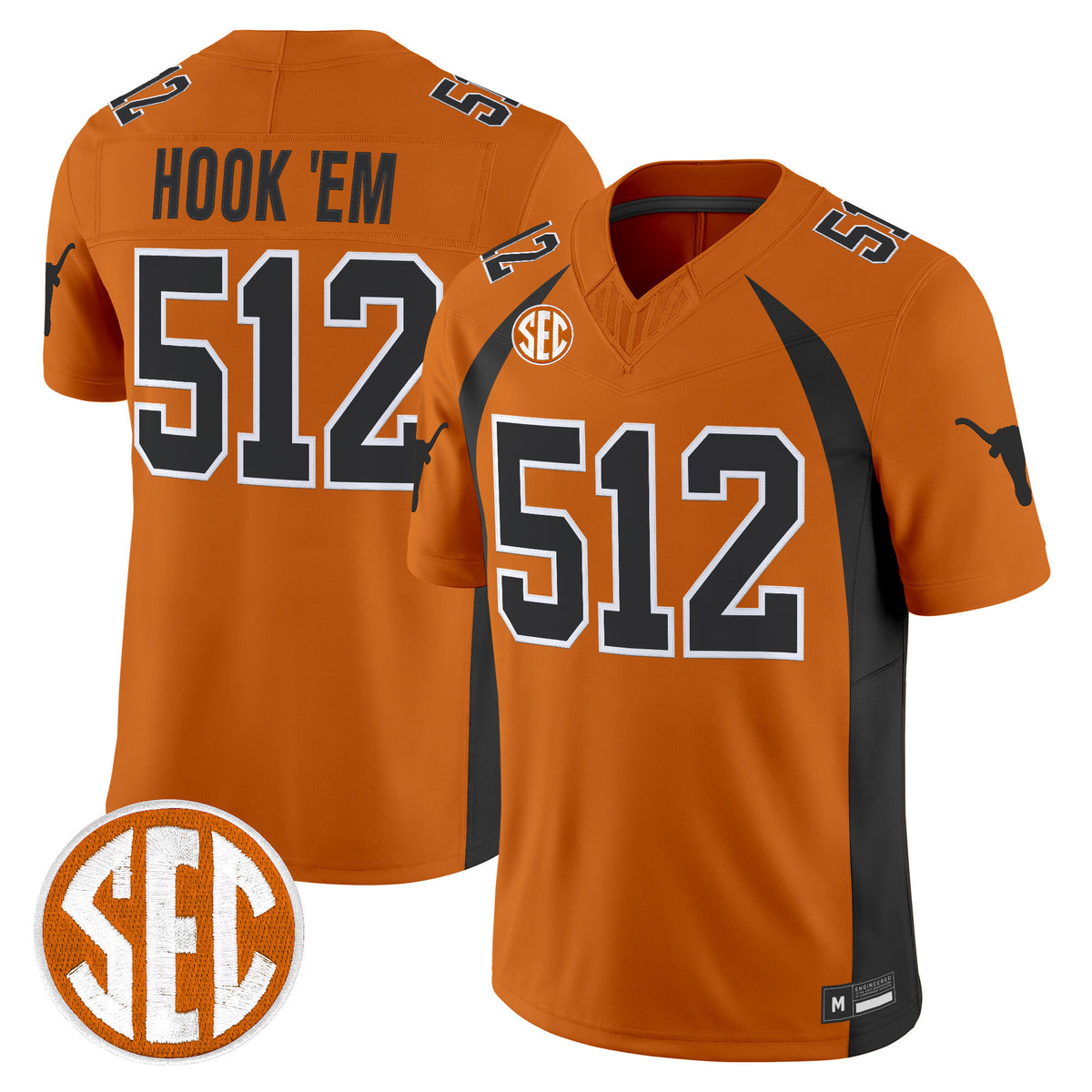 Texas Longhorns 1990 Throwback Vapor Limited Jersey - All Stitched