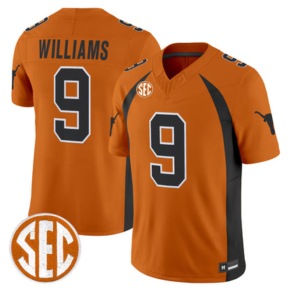 Texas Longhorns 1990 Throwback Vapor Limited Jersey - All Stitched