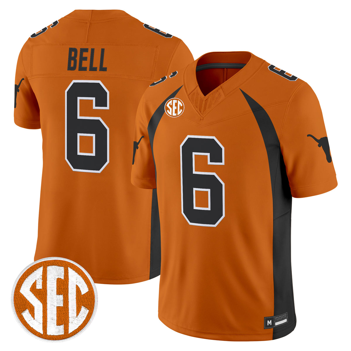 Texas Longhorns 1990 Throwback Vapor Limited Jersey - All Stitched