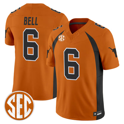 Texas Longhorns 1990 Throwback Vapor Limited Jersey - All Stitched