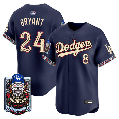 Men's Los Angeles Dodgers Día de los Muertos Vapor Premier Limited Jersey - Stitched