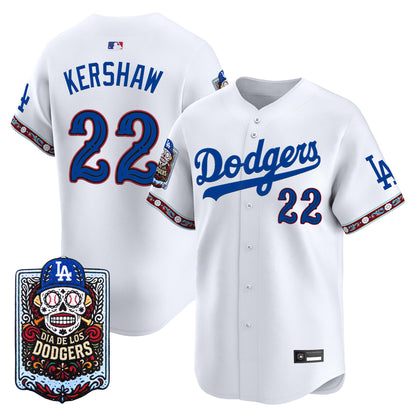 Men's Los Angeles Dodgers Día de los Muertos Vapor Premier Limited Jersey - Stitched