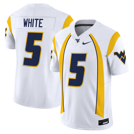 Men's West Virginia Mountaineers Throwback Vapor Limited Jersey - All Stitched