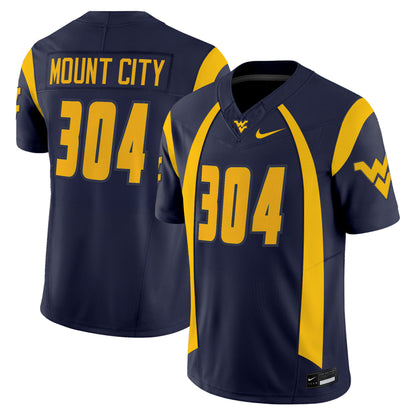 Men's West Virginia Mountaineers Throwback Vapor Limited Jersey - All Stitched