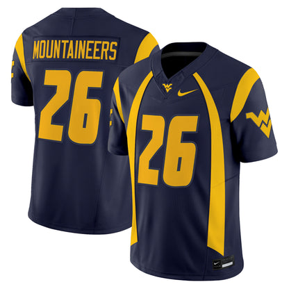 Men's West Virginia Mountaineers Throwback Vapor Limited Jersey - All Stitched