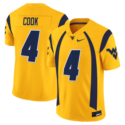 Men's West Virginia Mountaineers Throwback Vapor Limited Jersey - All Stitched