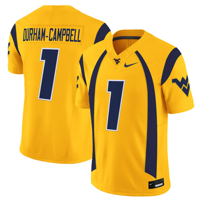 Men's West Virginia Mountaineers Throwback Vapor Limited Jersey - All Stitched