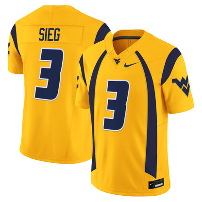 Men's West Virginia Mountaineers Throwback Vapor Limited Jersey - All Stitched
