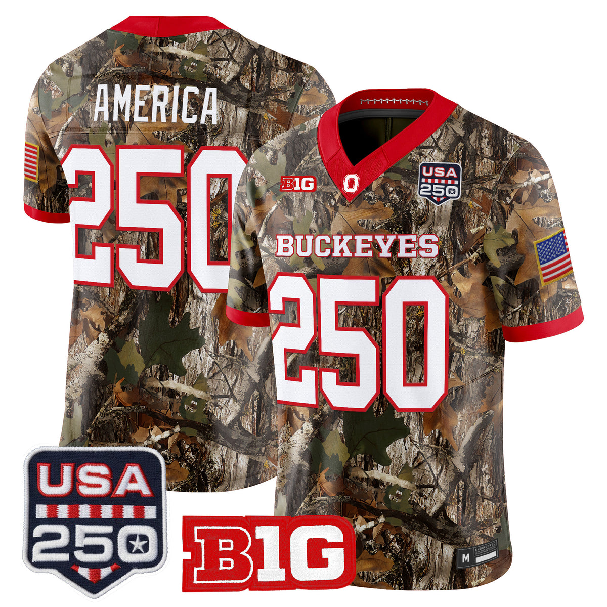 Men's Ohio State Buckeyes 2026 Salute to Service Vapor Limited Jersey - Stitched