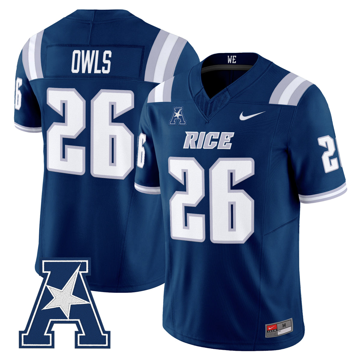 Men's Rice Owls 2026 Vapor Limited Jersey - All Stitched