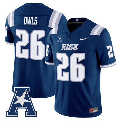 Men's Rice Owls 2026 Vapor Limited Jersey - All Stitched