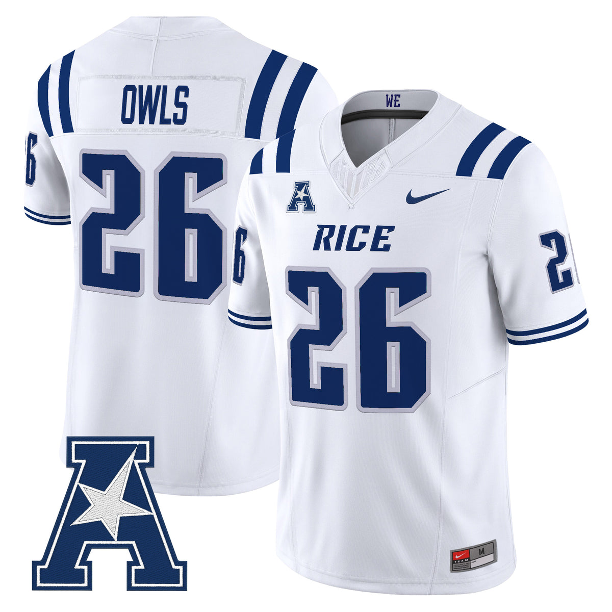 Men's Rice Owls 2026 Vapor Limited Jersey - All Stitched