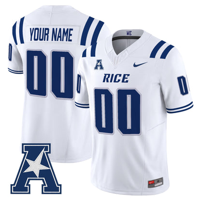 Rice Owls 2026 Vapor Limited Custom Jersey - All Stitched