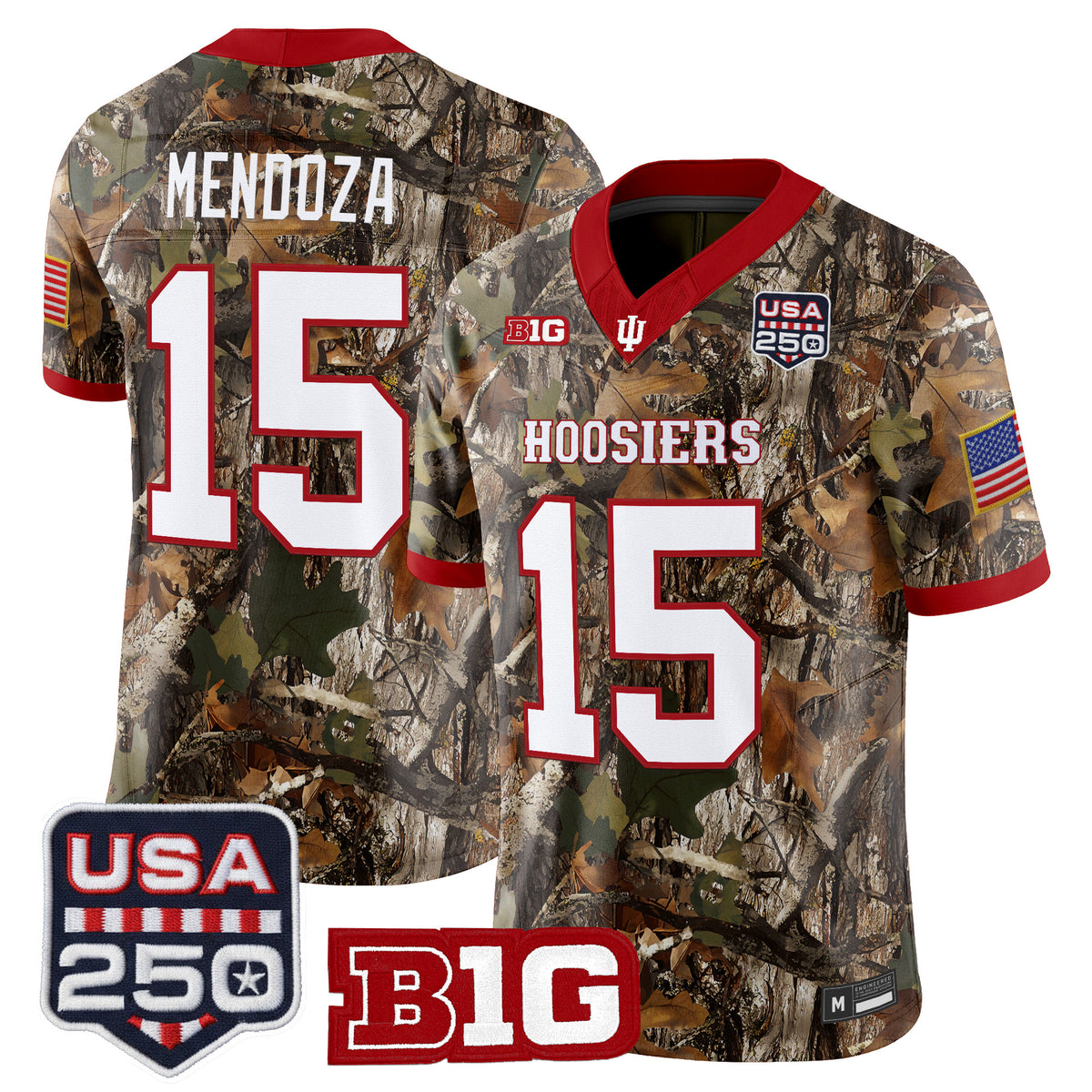 Men's Indiana Hoosiers 2026 Salute to Service Vapor Limited Jersey - Stitched