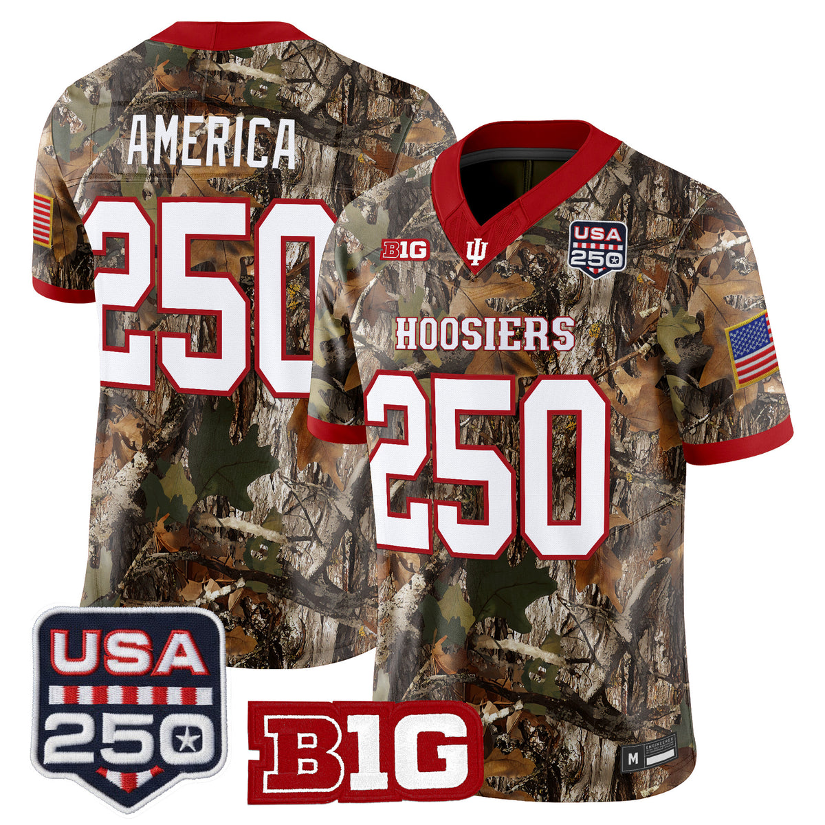 Men's Indiana Hoosiers 2026 Salute to Service Vapor Limited Jersey - Stitched