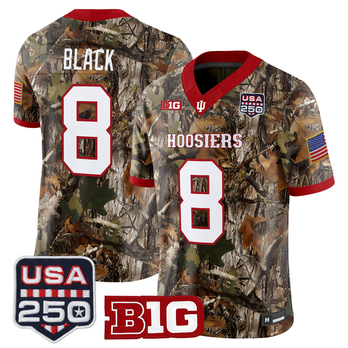 Men's Indiana Hoosiers 2026 Salute to Service Vapor Limited Jersey - Stitched