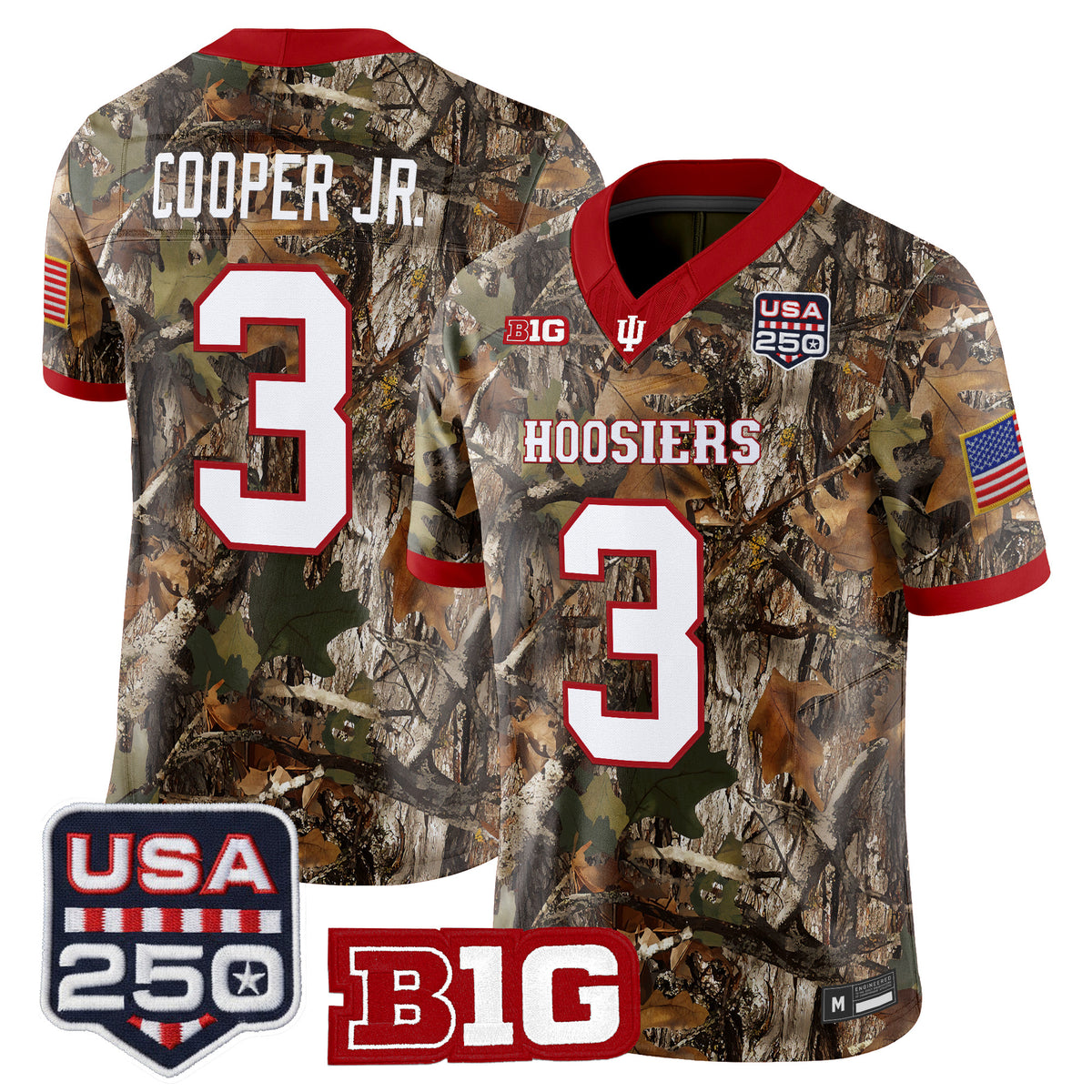 Men's Indiana Hoosiers 2026 Salute to Service Vapor Limited Jersey - Stitched