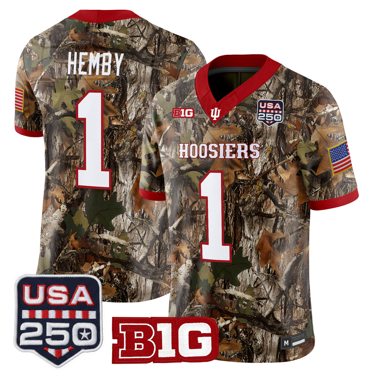 Men's Indiana Hoosiers 2026 Salute to Service Vapor Limited Jersey - Stitched