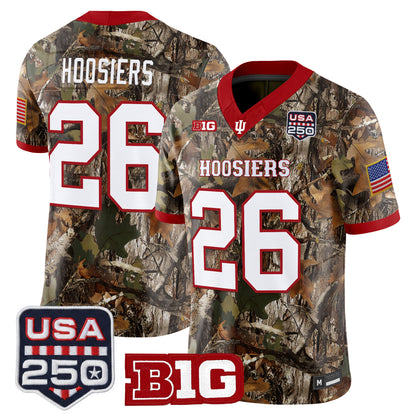 Men's Indiana Hoosiers 2026 Salute to Service Vapor Limited Jersey - Stitched