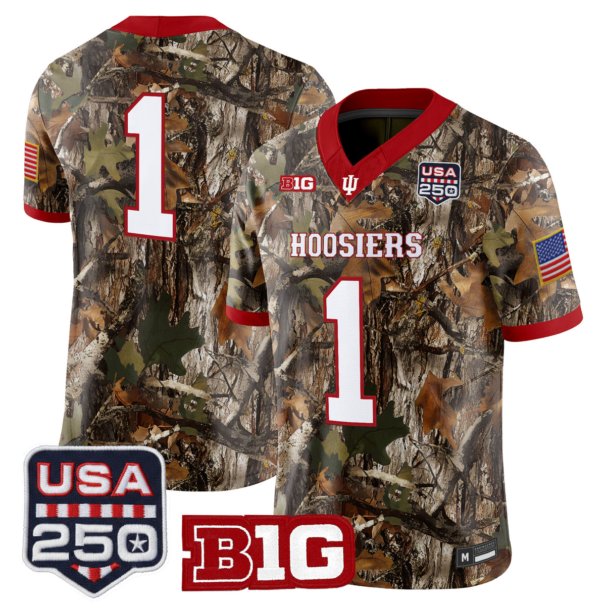 Men's Indiana Hoosiers 2026 Salute to Service Vapor Limited Jersey - Stitched