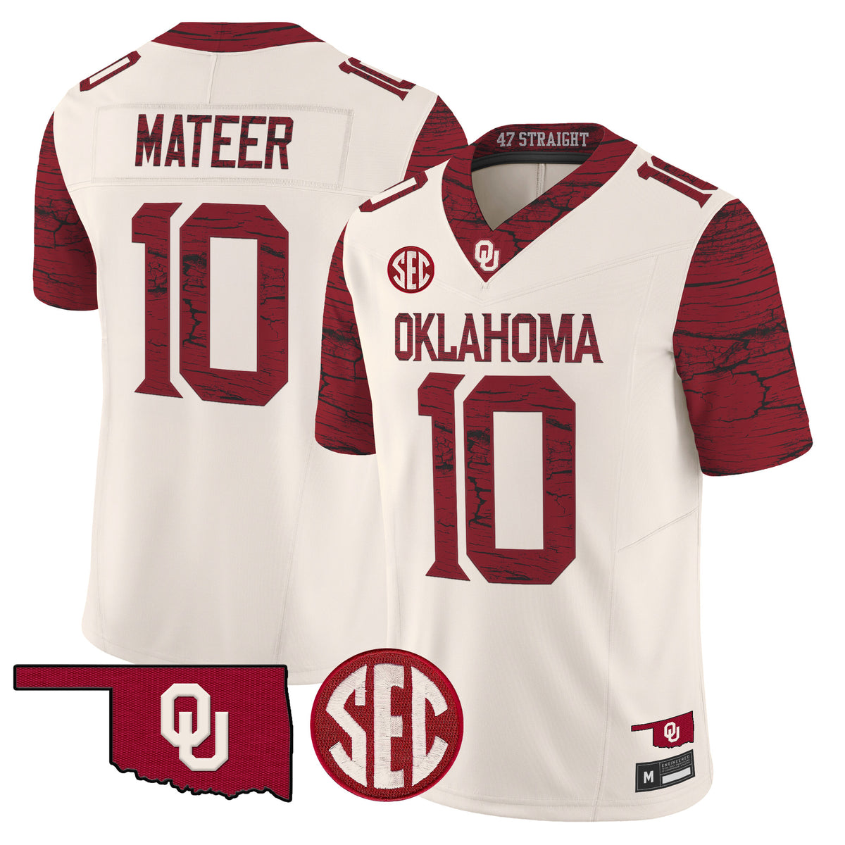 Men's Oklahoma Sooners Rough Rider Vapor Limited Jersey - All Stitched