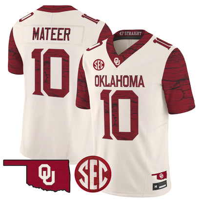Men's Oklahoma Sooners Rough Rider Vapor Limited Jersey - All Stitched