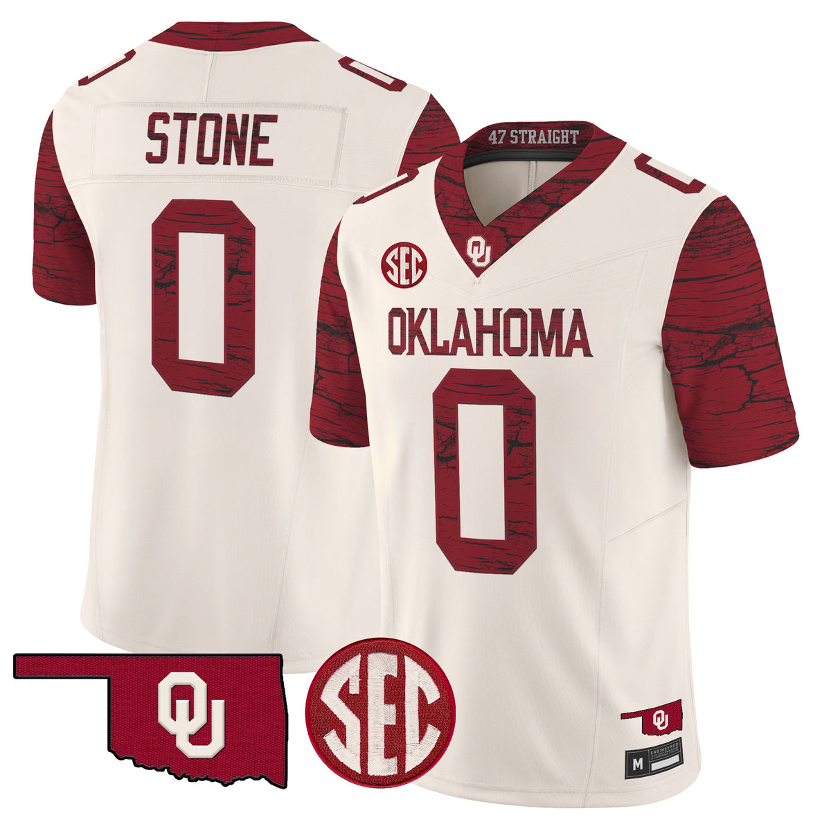 Men's Oklahoma Sooners Rough Rider Vapor Limited Jersey - All Stitched