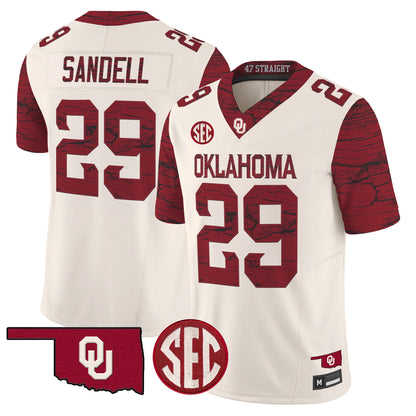 Men's Oklahoma Sooners Rough Rider Vapor Limited Jersey - All Stitched