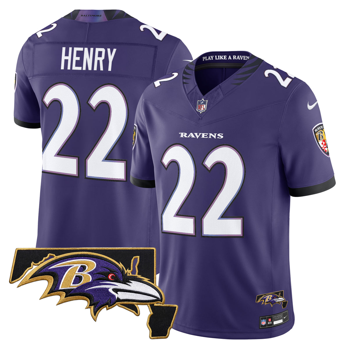 Men's Baltimore Ravens 2026 Vapor Limited Jersey V2 - All Stitched