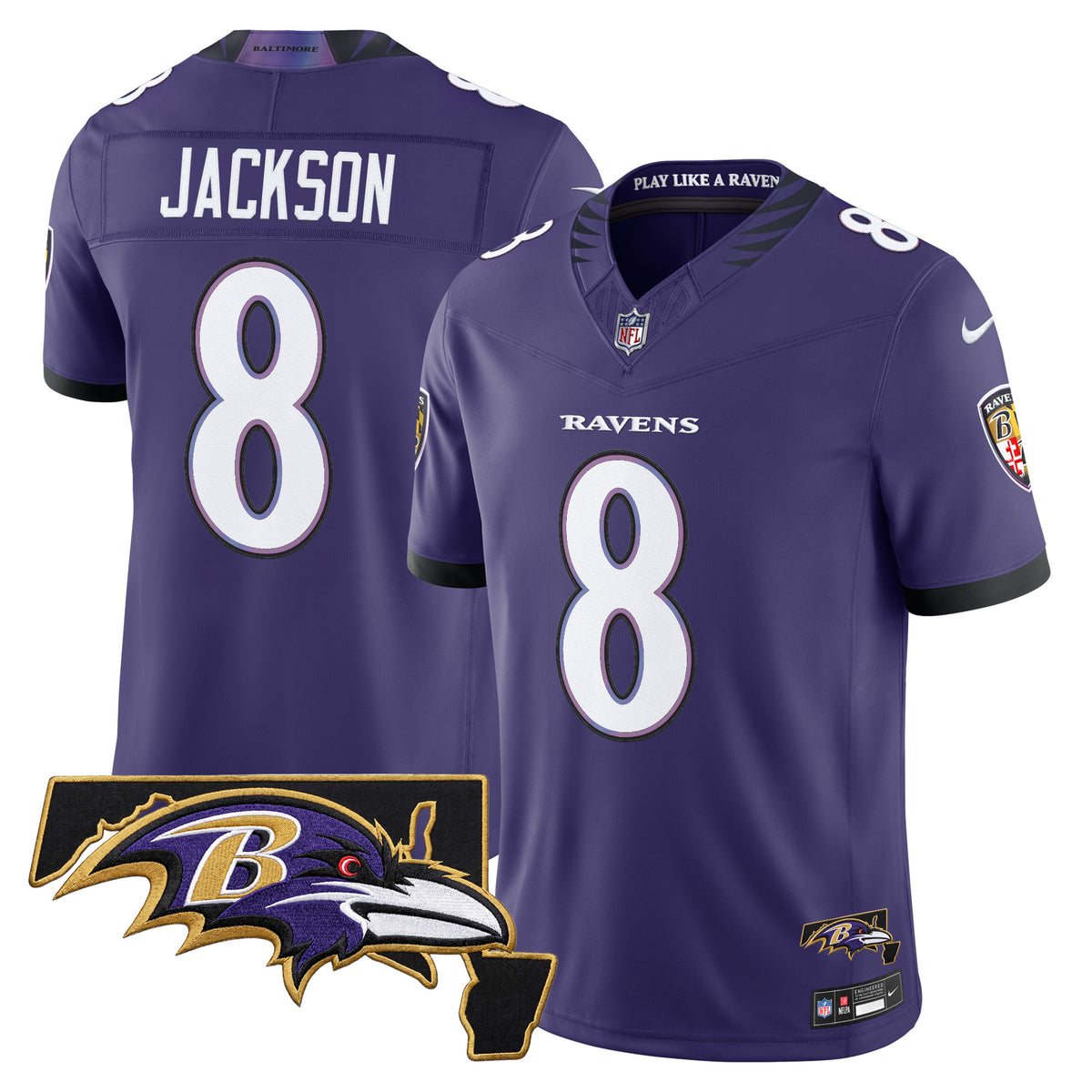 Men's Baltimore Ravens 2026 Vapor Limited Jersey V2 - All Stitched