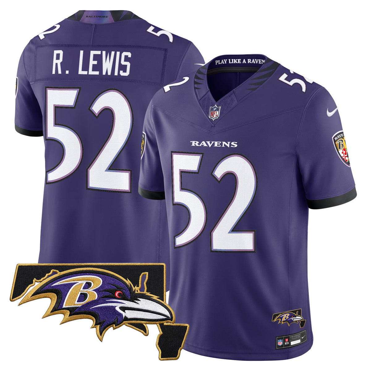 Men's Baltimore Ravens 2026 Vapor Limited Jersey V2 - All Stitched