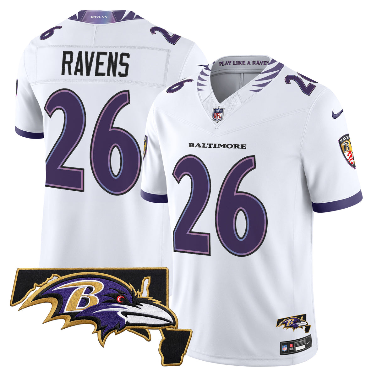 Men's Baltimore Ravens 2026 Vapor Limited Jersey V2 - All Stitched