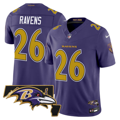 Men's Baltimore Ravens 2026 Vapor Limited Jersey V2 - All Stitched