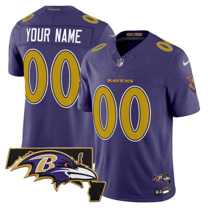 Baltimore Ravens 2026 Vapor Limited Custom Jersey V2 - All Stitched