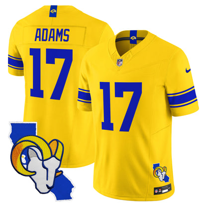 Men's Los Angeles Rams 2026 Alternate Vapor Limited Jersey - California Map - All Stitched
