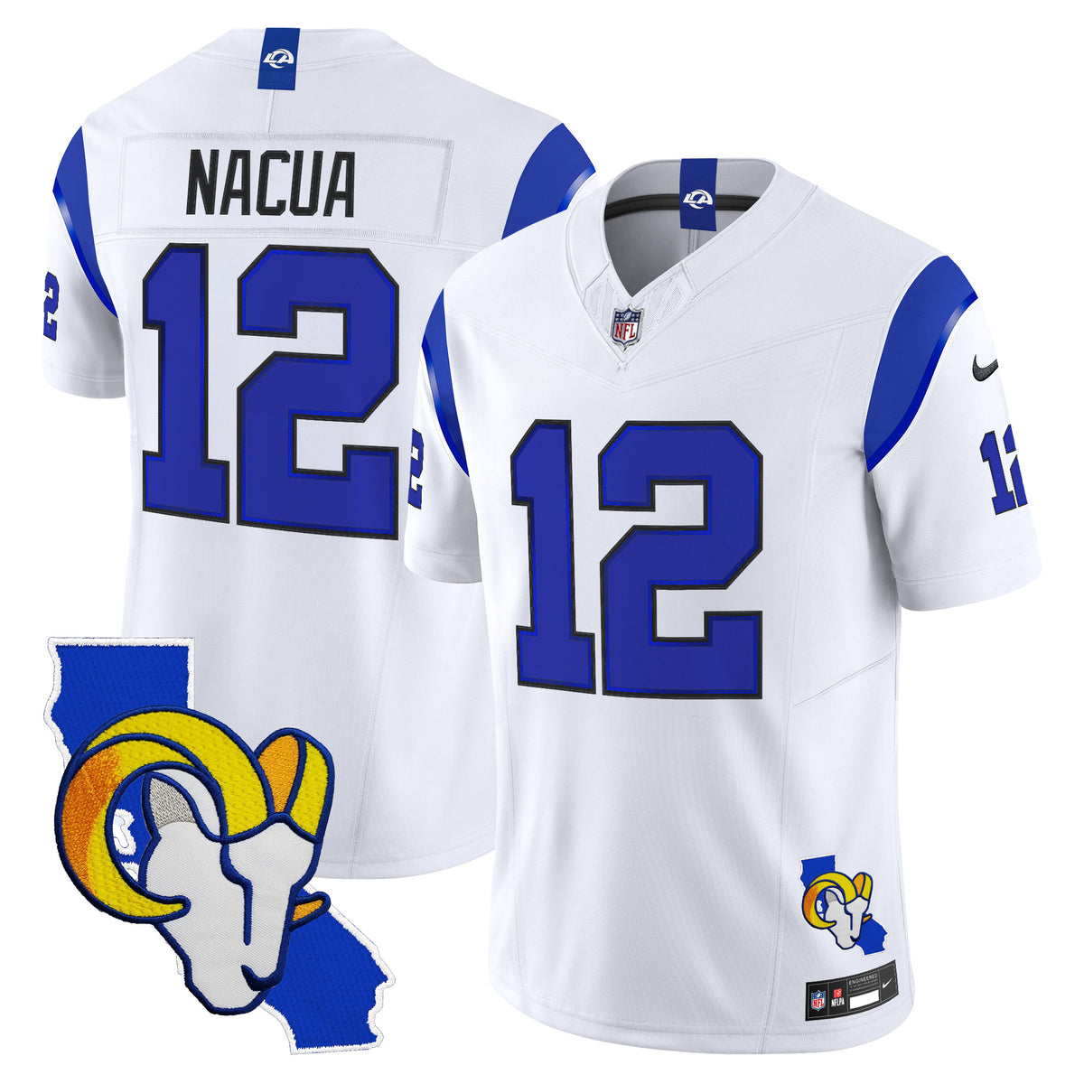 Men's Los Angeles Rams 2026 Alternate Vapor Limited Jersey - California Map - All Stitched