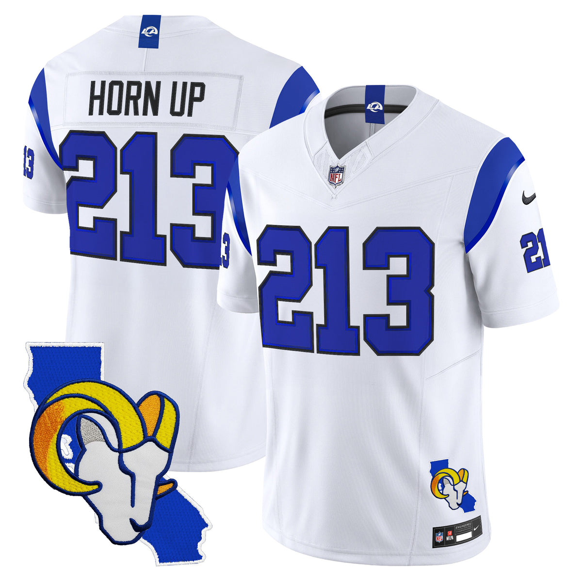 Men's Los Angeles Rams 2026 Alternate Vapor Limited Jersey - California Map - All Stitched