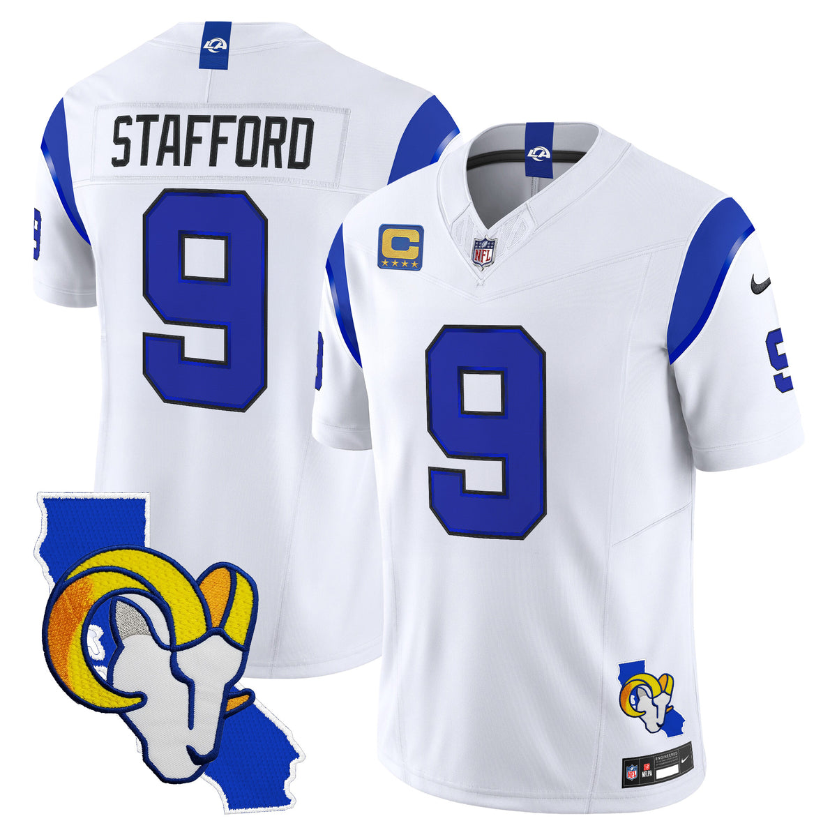 Men's Los Angeles Rams 2026 Alternate Vapor Limited Jersey - California Map - All Stitched