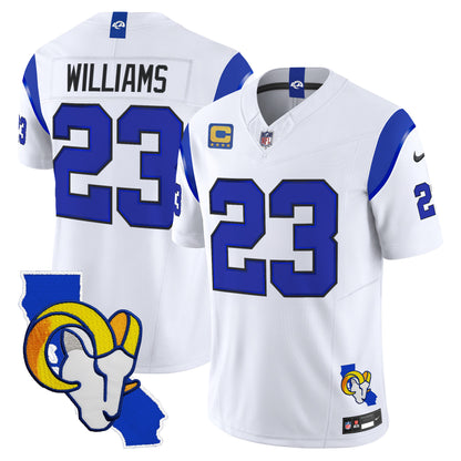 Men's Los Angeles Rams 2026 Alternate Vapor Limited Jersey - California Map - All Stitched