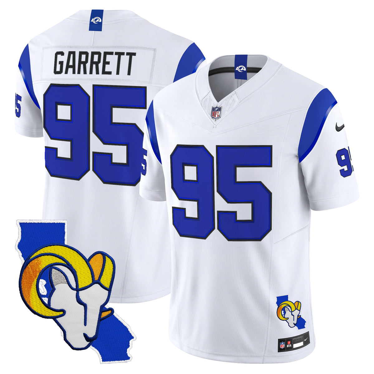 Men's Los Angeles Rams 2026 Alternate Vapor Limited Jersey - California Map - All Stitched