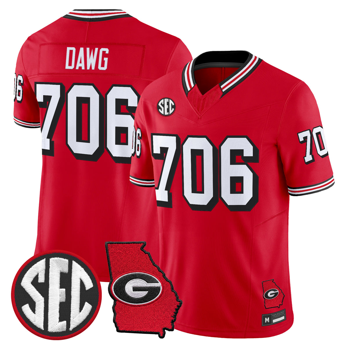 Georgia Bulldogs 1995 Throwback Vapor Limited Jersey - All Stitched