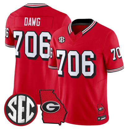 Georgia Bulldogs 1995 Throwback Vapor Limited Jersey - All Stitched