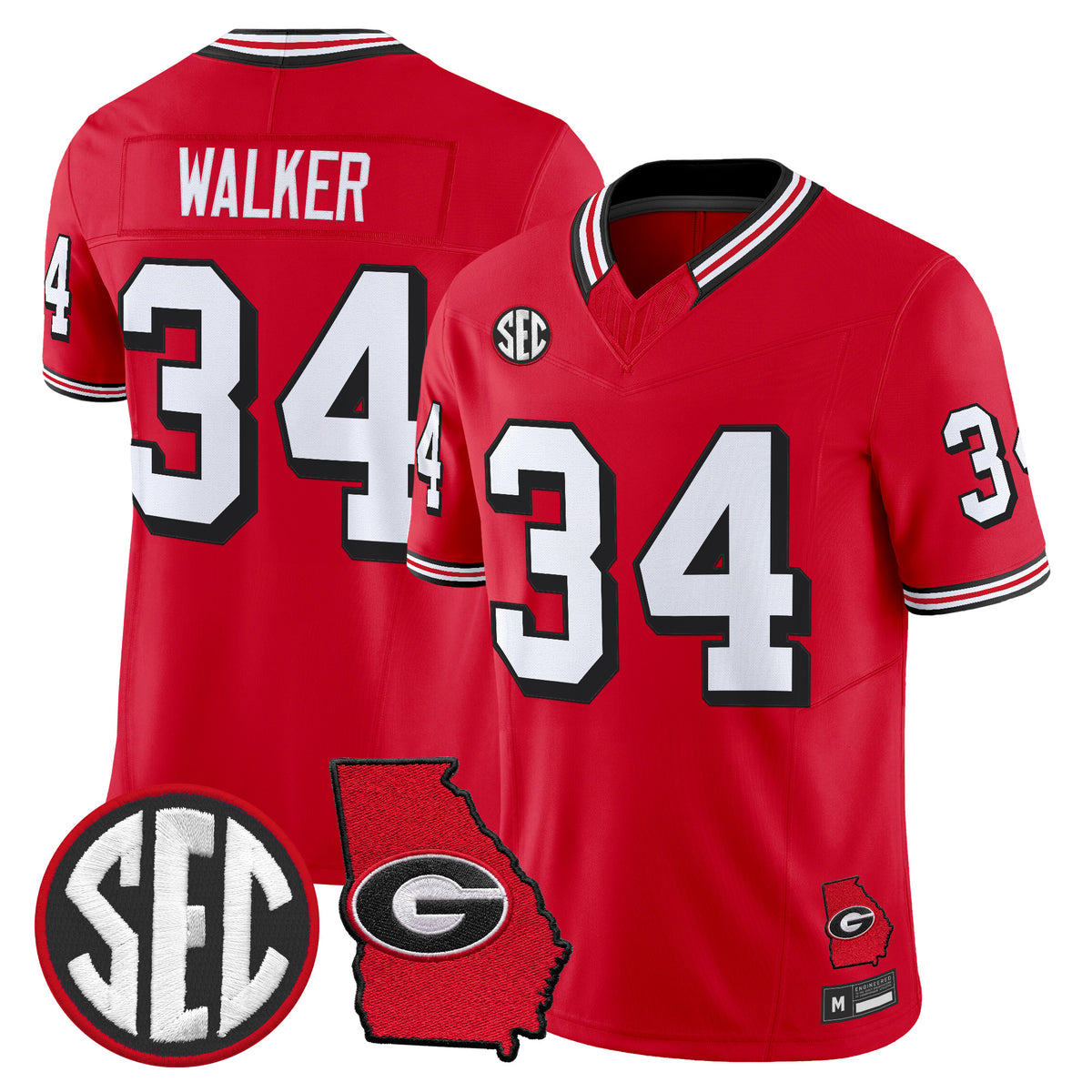 Georgia Bulldogs 1995 Throwback Vapor Limited Jersey - All Stitched