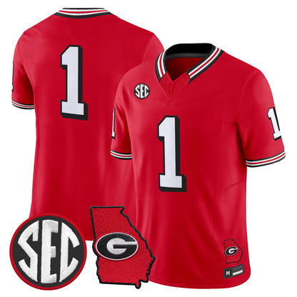 Georgia Bulldogs 1995 Throwback Vapor Limited Jersey - All Stitched